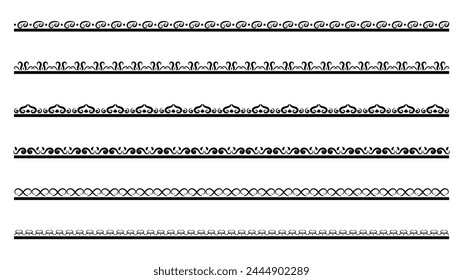 Border Vektorgrafik Design Kollektion Art