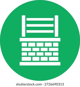 Ilustración de diseño de icono de Vector de borde