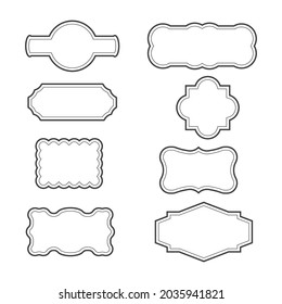 Border vector illustration design template