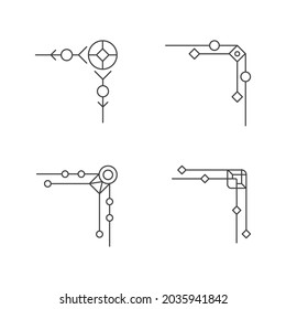 Border vector illustration design template