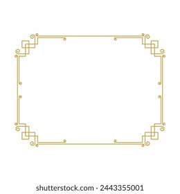 Plantilla de diseño de ilustración vectorial de borde