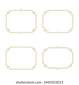 Border vector illustration design template