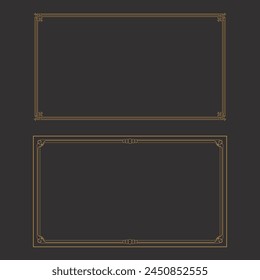 Border vector illustration design template