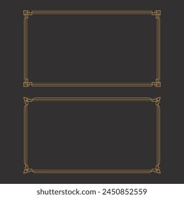 Border vector illustration design template