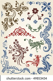 border vector ornament elements