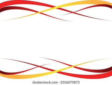 Border wave background, element design, vector illustration