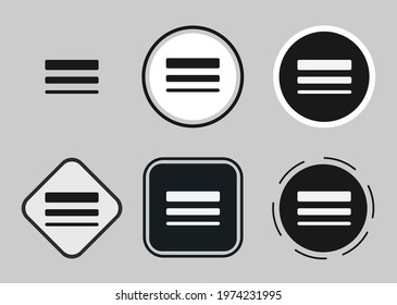 border width icon . web icon set. Collection of high quality black outline logo for web site design and mobile dark mode apps. Vector illustration