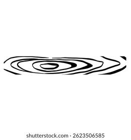border wood pattern black and white illustration hand made vector