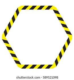 border yellow and black color.