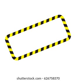 border yellow and black color for input caution text inside.