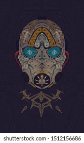 Download Borderlands Psycho Mask Svg Free : Borderlands Fan Art ...