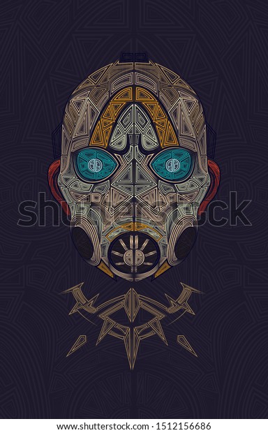 Borderlands Psycho Mask