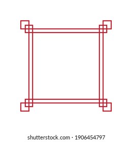 Diseño vectorial de estilo chino fronterizo 