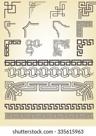 Borders & Corners Set. 