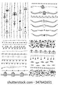 borders dividers handdrawn christmas nails drawn vector straight edge series and design part in happy new year and merry christmas fancy borders dividers handdrawn christmas smiling makeup straight cl