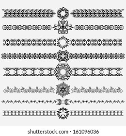 Borders and elements for design. Vector.