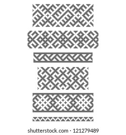 borders, embroidery cross