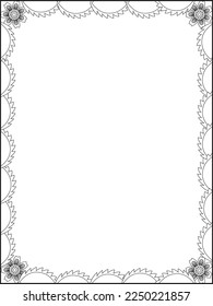 Borders, Borders Frame, Flower Borders, Floral Borders vector, Frame