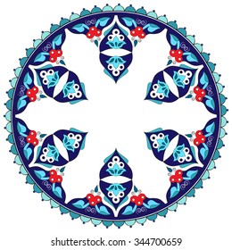 Borders and frames are designed with Ottoman motifs