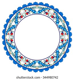 Borders and frames are designed with Ottoman motifs
