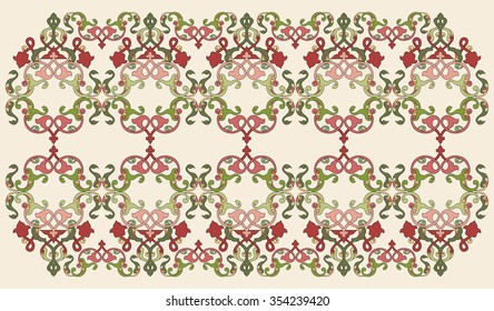 Borders and frames are designed with Ottoman motifs