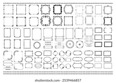 Borders and frames vector collection