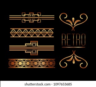 borders ornate gold decoration