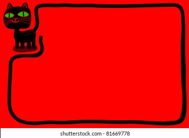 borders tail cat