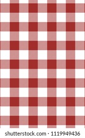 Bordo Gingham pattern. Texture from rhombus/squares for - plaid, tablecloths, clothes, shirts, dresses, paper, bedding, blankets, quilts and other textile products. Vector illustration.