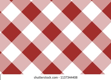 Bordo Gingham pattern. Texture from rhombus/squares for - plaid, tablecloths, clothes, shirts, dresses, paper, bedding, blankets, quilts and other textile products. Vector illustration.