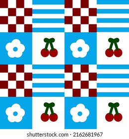 Bordo Gingham pattern. Texture from rhombussquares for - plaid, tablecloths, clothes, shirts, dresses, paper, bedding, blankets, quilts and other textile products.