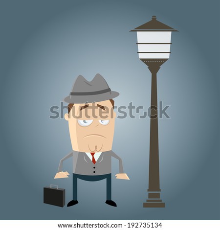 bored businessman is waiting
