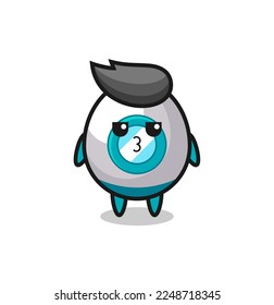 the bored expression of cute rocket characters , cute style design for t shirt, sticker, logo element