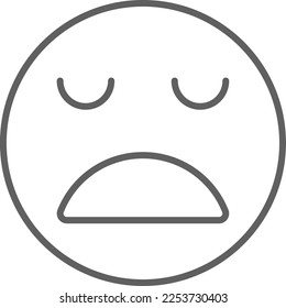 BORED Feedback icon with black outline style