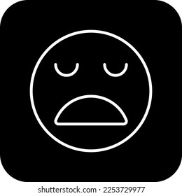 BORED Feedback icons with black filled line style