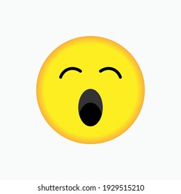 Bored Icon - Vector Logo Template.