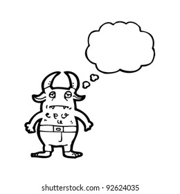 bored little devil cartoon