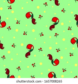 Boretskaya Russian folk painting pattern