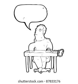 boring job cartoon