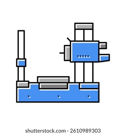 boring machine color icon vector. boring machine sign. isolated symbol illustration