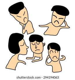 boring   vector cartoon cute style