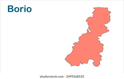 Borio subdivision map, Sahibganj District, Jharkhand state, Republic of India, Government of Jharkhand, Indian territory, Eastern India, politics, village, tourism