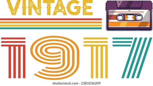 Born 1917 Birthday Vintage Legends Years Old Retro Vintage Birthday Ideas Limited Edition