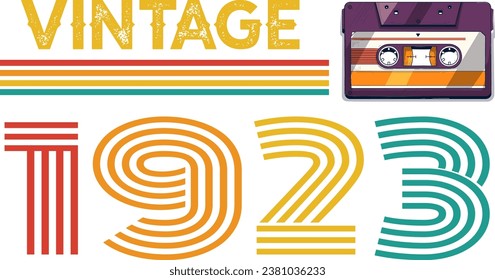 Born 1923 Birthday Vintage Legends Years Old Retro Vintage Birthday Ideas Limited Edition