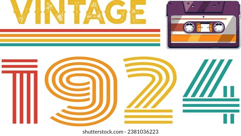 Born 1924 Birthday Vintage Legends Years Old Retro Vintage Birthday Ideas Limited Edition
