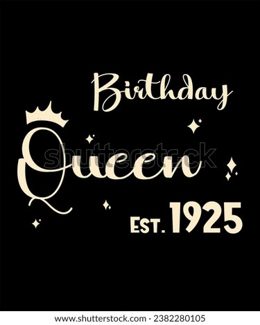 Born 1925 Birthday Queen Years Old Retro Vintage Birthday Ideas Limited Edition