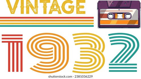 Born 1932 Birthday Vintage Legends Years Old Retro Vintage Birthday Ideas Limited Edition