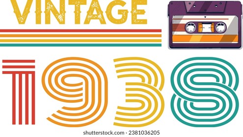 Born 1938 Birthday Vintage Legends Years Old Retro Vintage Birthday Ideas Limited Edition