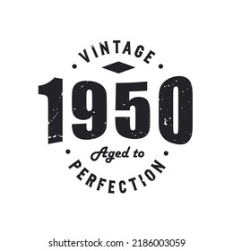 Born 1950 Vintage Retro Birthday Vintage Stock Vector (Royalty Free ...