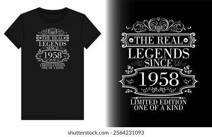 born in 1958, since 1958, vintage 1958, legend since 1958, font, fashion, illustration, classic, print, label, abstract, retro, neon, set, art, graphic, audio, design, premium, pop, birthday girl,